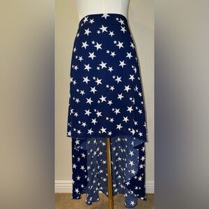 Starry Night Blue Skirt